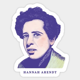 Hannah Arendt Sticker